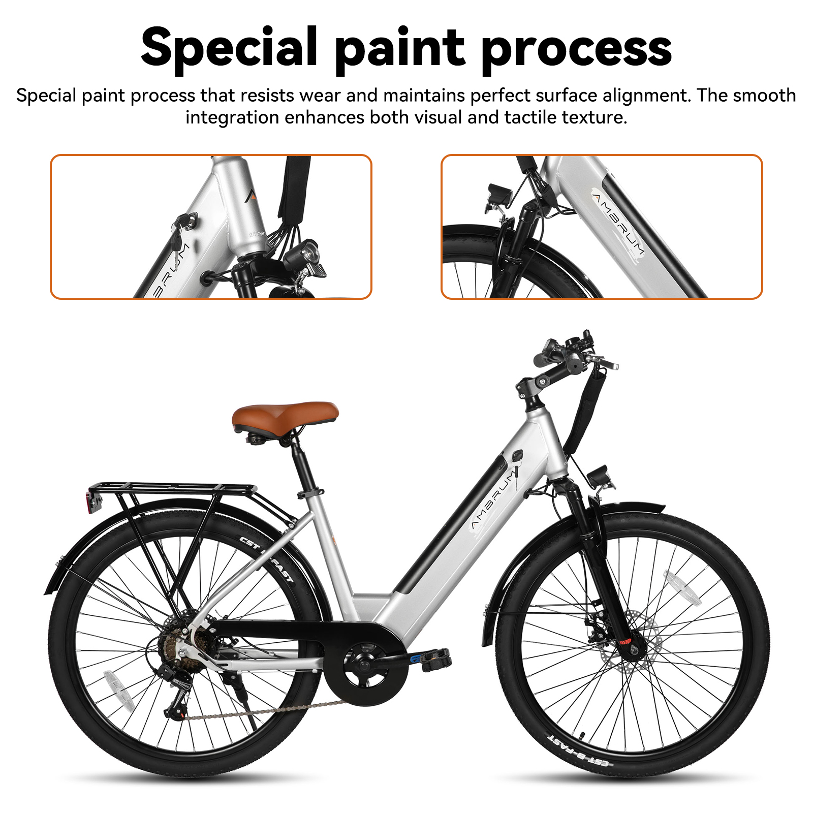 Hiland 26 INCH 500W Electric City Bike