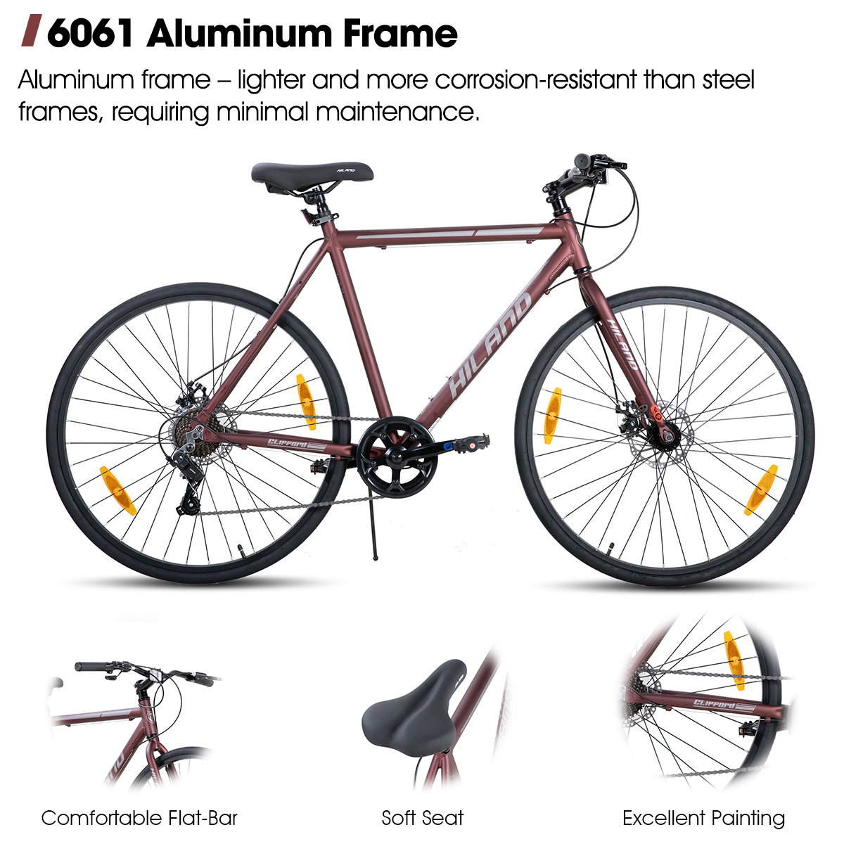 Clifford | 700*32C Unisex Hybrid Bike