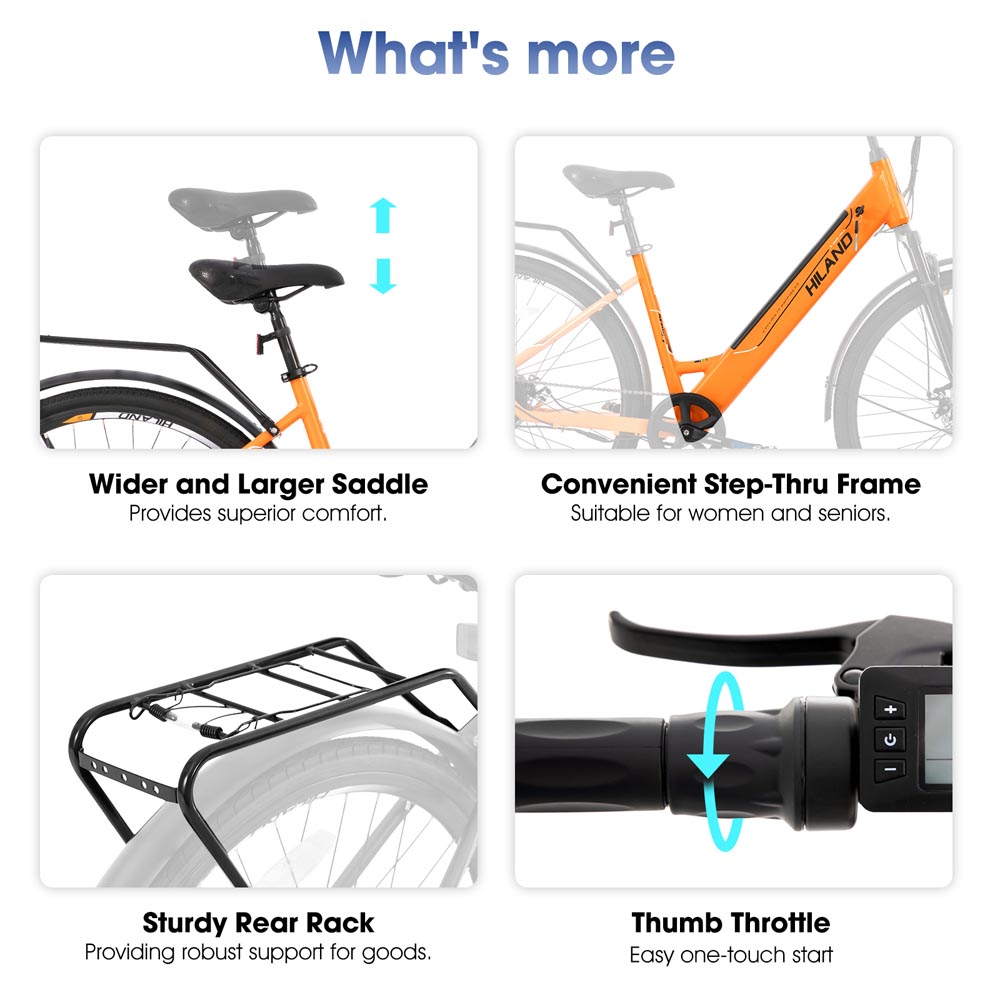 Secret | 7-Speed Commuter Cruiser Electric Bicycle
