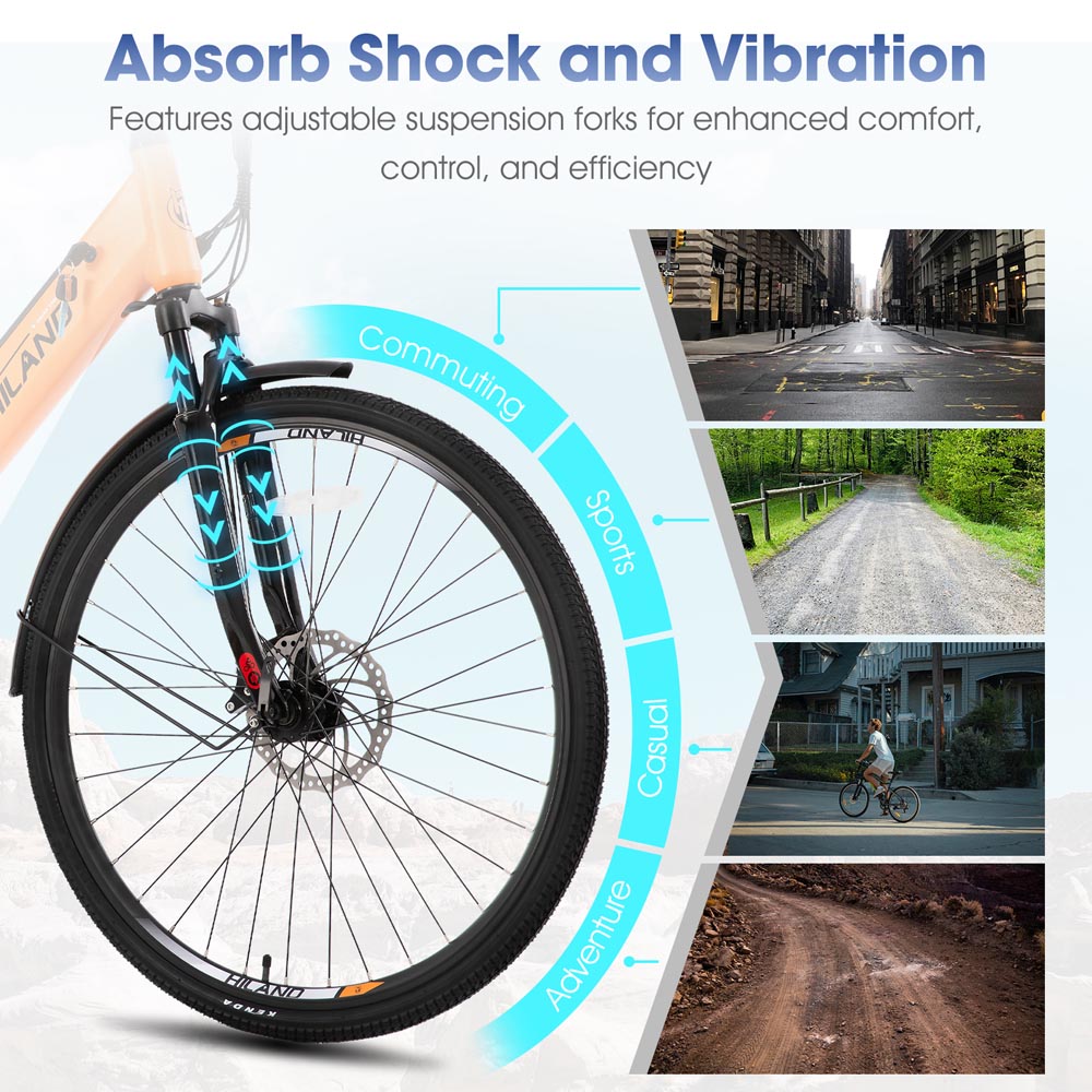 Secret | 7-Speed Commuter Cruiser Electric Bicycle